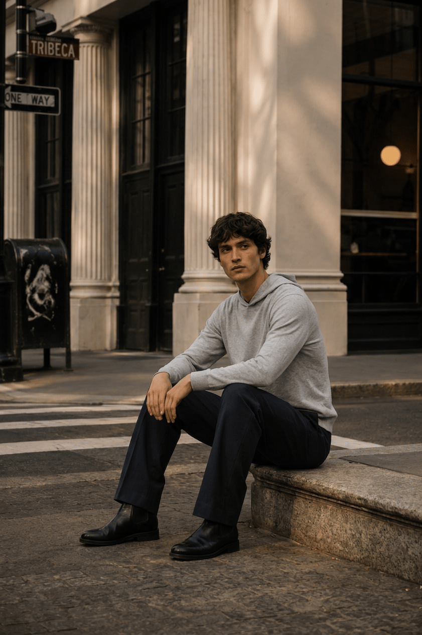 Hooded Sweater worn — 6