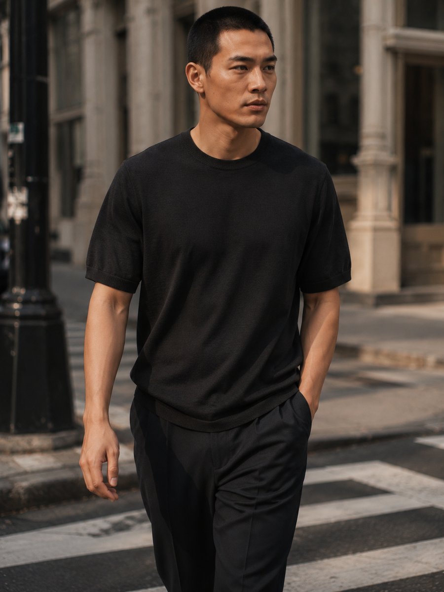 Air Tee worn