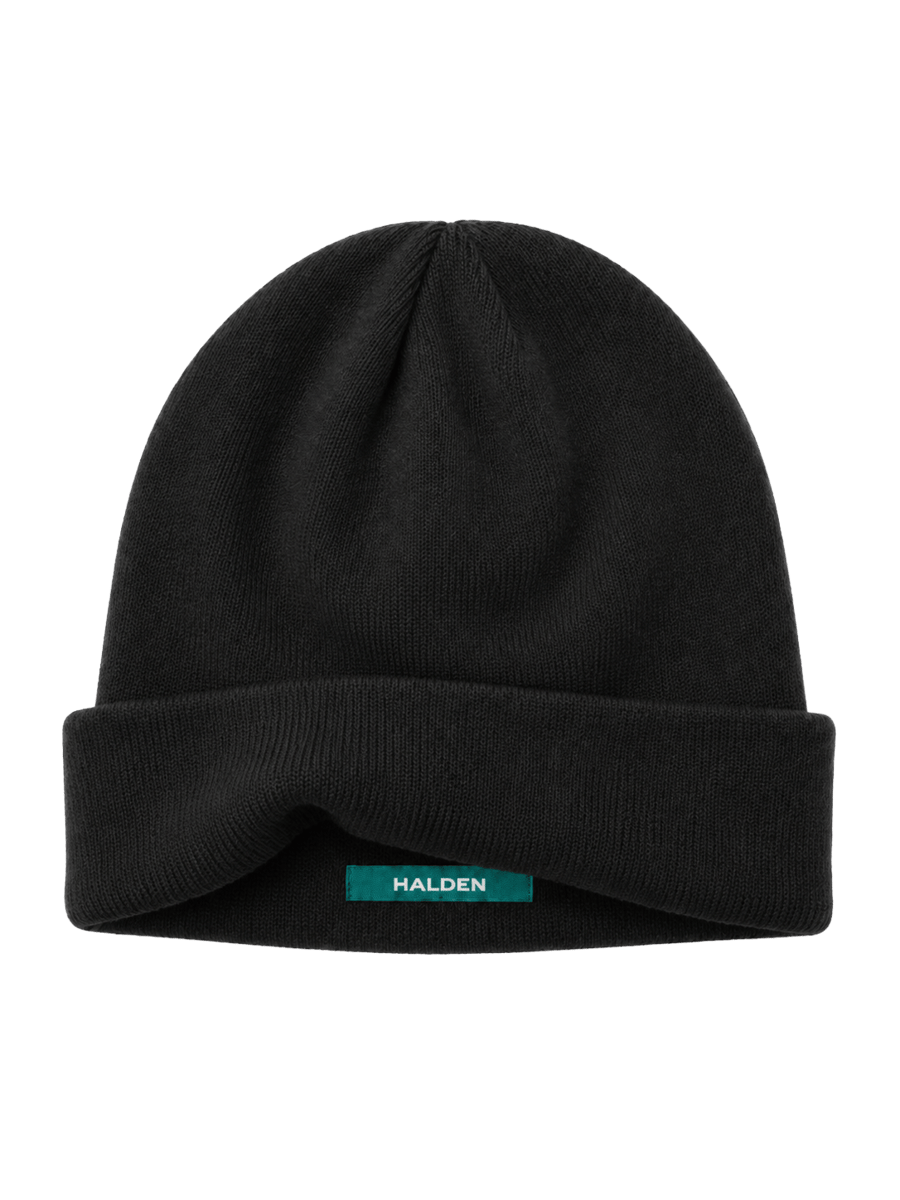 Cashmere Beanie in Black
