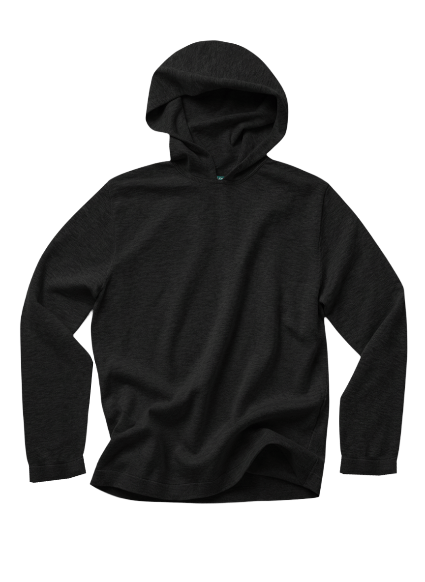 Hooded Sweater in Black