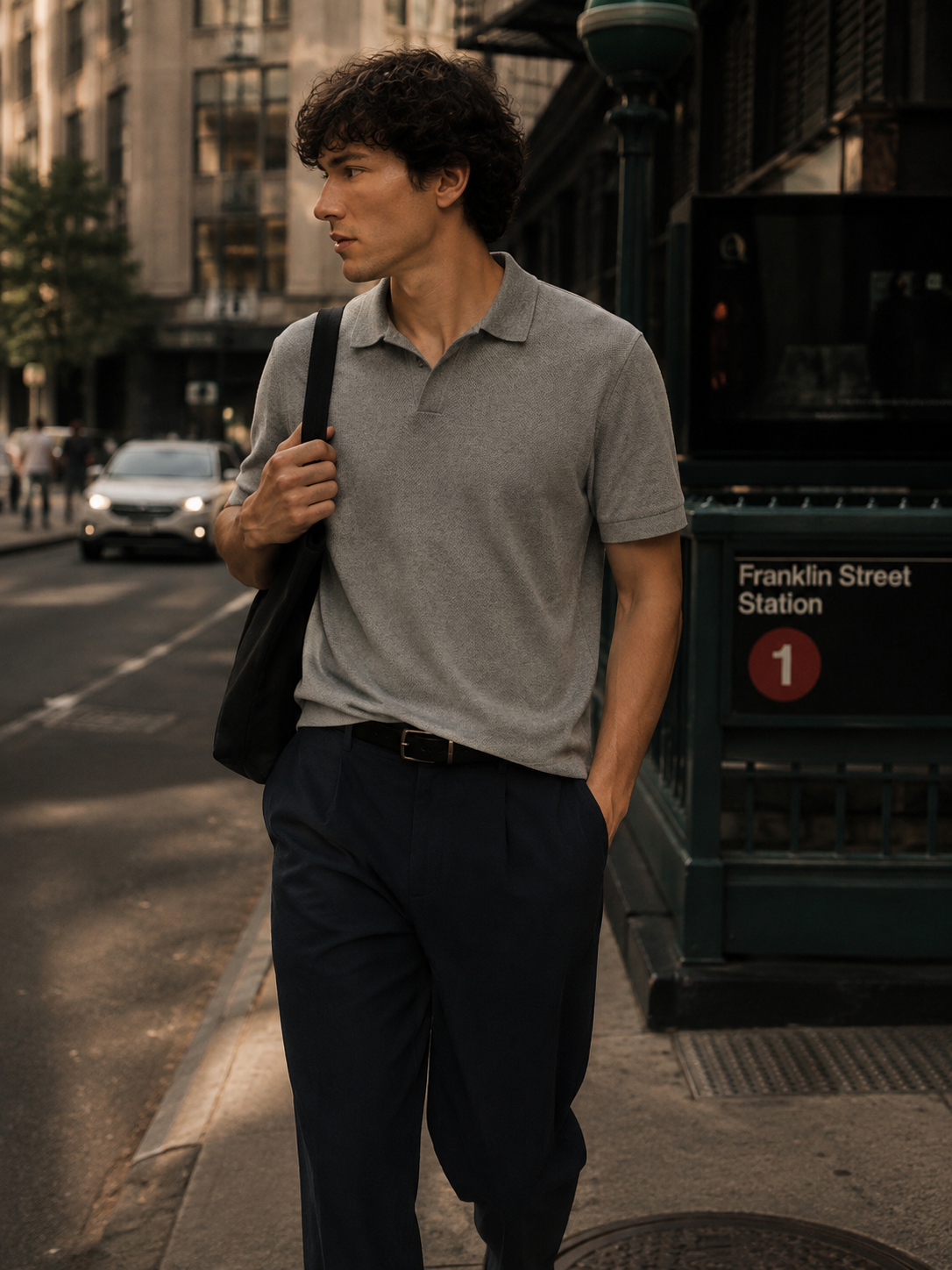 Halden menswear — pique polo