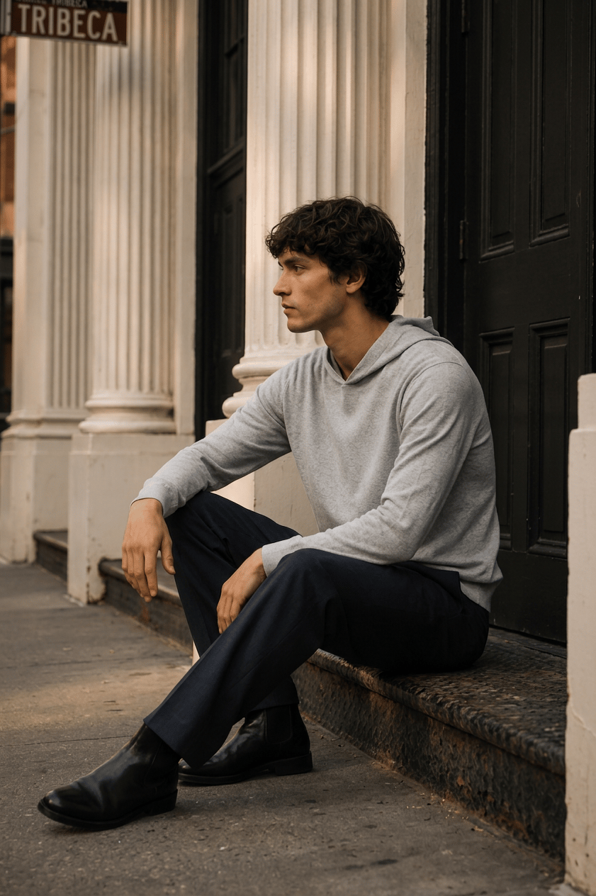 Hooded Sweater worn — 7